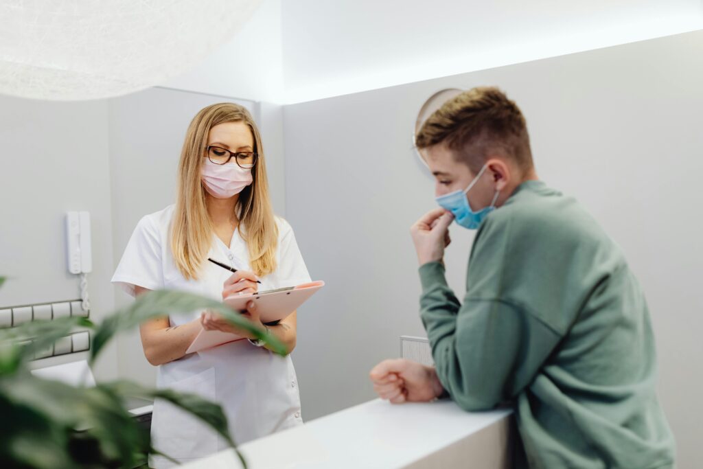 Rozmowa terapeutyczna w centrum zdrowia psychicznego